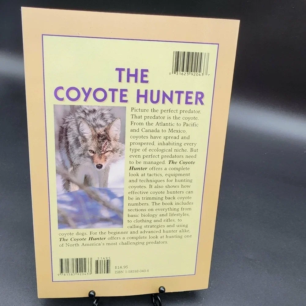 The Coyote Hunter Paperback Book New Old Stock Predator Hunting Tactics Guide